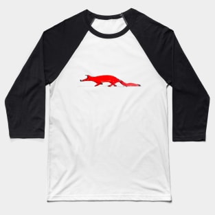 Red halloween fox Baseball T-Shirt